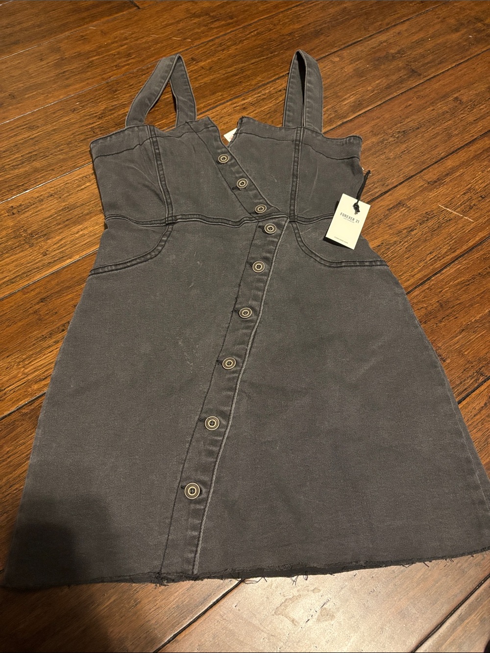 Wilfred Charcoal Button-Front women’s Dress